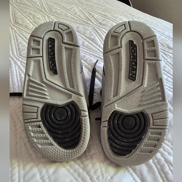 NIKE 2014 Retro Air Jordan 3 Wolf Grey Size 5C - Picture 4 of 6